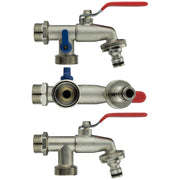 Wall Flange Kit 20mm MDPE - Double Lever Tap 1/2" - Home & Garden > Lawn & Garden Tech Hose & Fittings