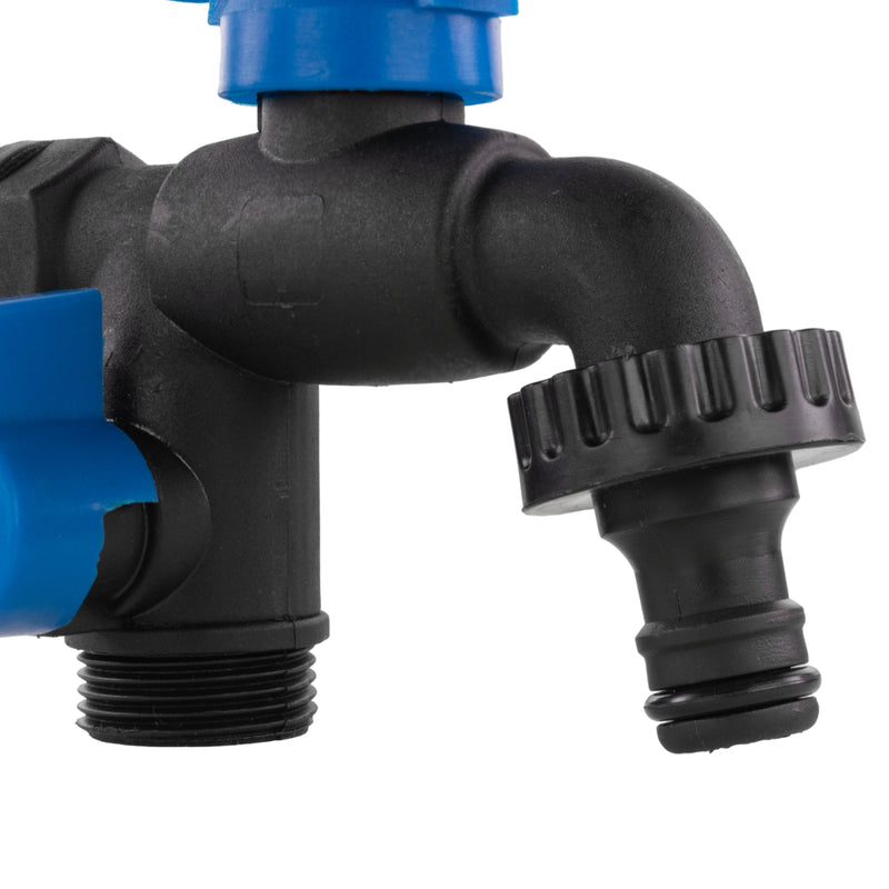 Garden Bib Double Tap 1/2" BSPM - Home & Garden > Lawn & Garden Garden watering