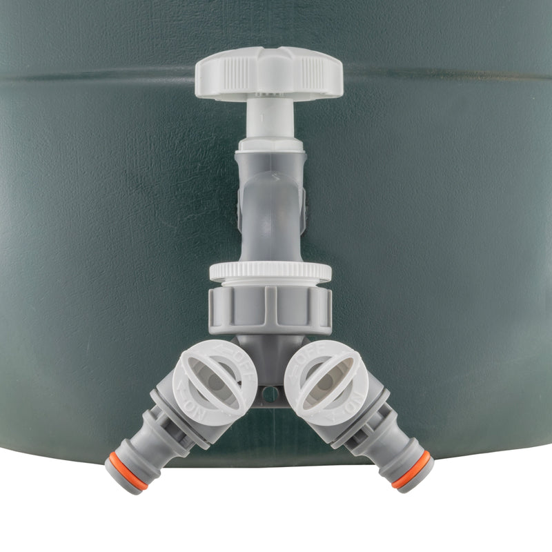 Water Butts Kit 3/4" PP WL Tap & Tap Splitter and Drill Bit - Home & Garden > Lawn & Garden Tech Hose & Fittings