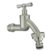 IBC 2” S60X6 Cap with Quick Connect Nickle Plated Bib Tap ½” BSP - Home & Garden > Lawn & Garden