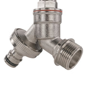 Water Butt Kit 1/2" with Nickel Plated Quick Connect Tap - Home & Garden > Lawn & Garden > Watering & Irrigation Tech Hose & Fittings