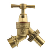 Wall Flange Kit 20mm MDPE - Brass Tap & Two Way Splitter & Connectors - Home & Garden > Lawn & Garden Tech Hose & Fittings