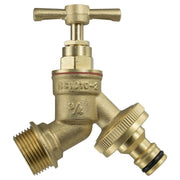 Water Butts Kit 3/4" with Brass Bib Tap & Snap On - Home & Garden > Lawn & Garden Tech Hose & Fittings