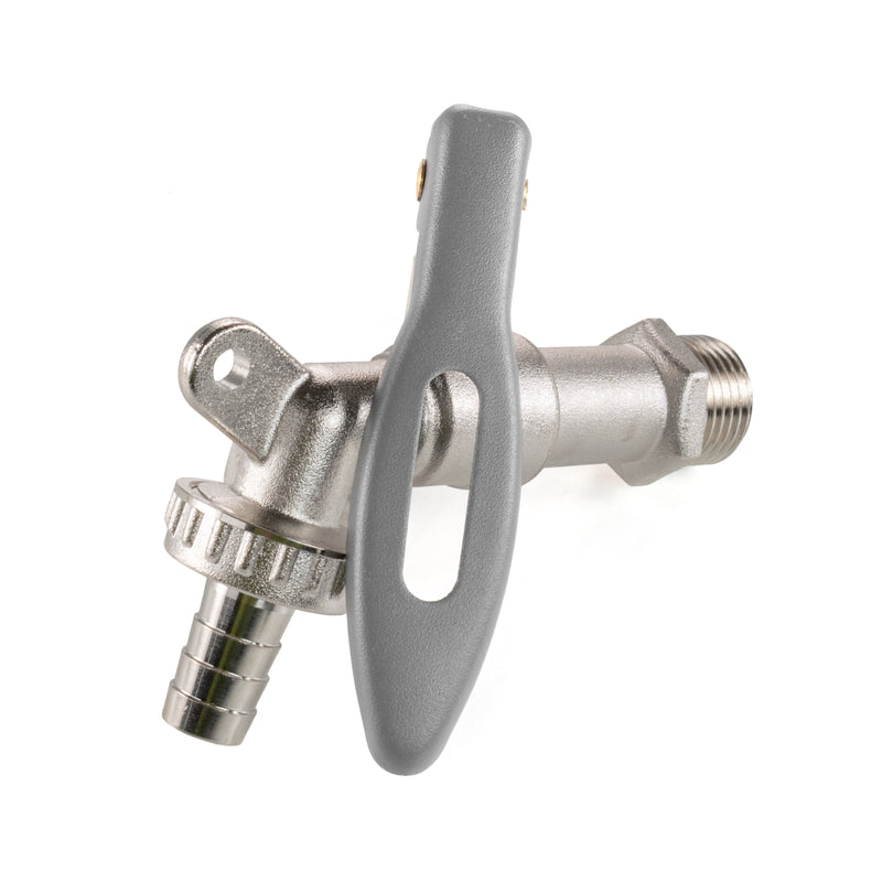 Water Butt Kit 1/2" with Lever Tap Hose Barb and Lever Lock - Garden watering