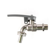 IBC 2" S60X6 - 1/2" BSP Cap with Lever Tap Hose Barb and Side Lock - Garden watering