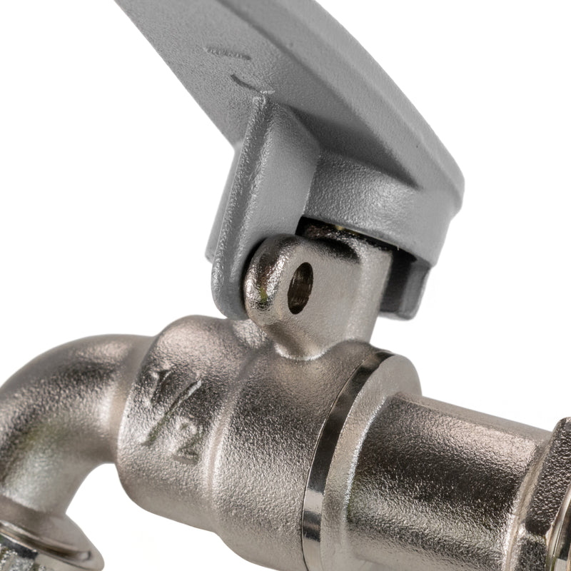 Water Butt Extension Kit 1/2" with Lever Tap Hose Barb and Side Lock - Garden watering
