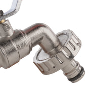 Wall Flange Kit 25mm MDPE + Quick Connect Lever Tap - Home & Garden > Lawn & Garden Tech Hose & Fittings