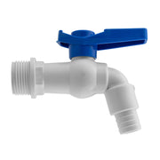 Water Butt Kit 3/4" with White PVC Tap - Home & Garden > Lawn & Garden > Watering & Irrigation Tech Hose & Fittings