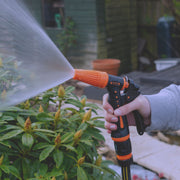 Hose Gun Water Sprayer Adjustable Black Orange - Home & Garden > Lawn & Garden > Watering & Irrigation > Garden Hose Spray Nozzles Garden watering