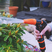 Hose Gun Water Sprayer Adjustable Black Orange - Home & Garden > Lawn & Garden > Watering & Irrigation > Garden Hose Spray Nozzles Garden watering