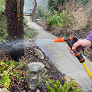 Hose Gun Water Sprayer Adjustable Black Orange - Home & Garden > Lawn & Garden > Watering & Irrigation > Garden Hose Spray Nozzles Garden watering
