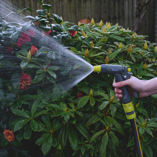 Hose Gun Water Sprayer Adjustable, Lime - Home & Garden > Lawn & Garden > Watering & Irrigation > Garden Hose Spray Nozzles Garden watering