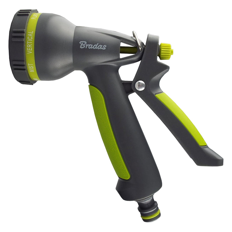 Hose Gun Water Sprayer Multi Adjustable, Lime - Home & Garden > Lawn & Garden Garden watering