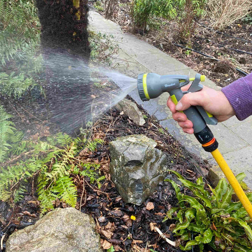 Hose Gun Water Sprayer Multi Adjustable, Lime - Home & Garden > Lawn & Garden Garden watering