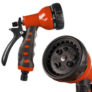Hose Gun Water Sprayer 8-Pattern Adjustable, Cost Wise Orange - Home & Garden > Lawn & Garden > Watering & Irrigation > Garden Hose Spray Nozzles Garden watering