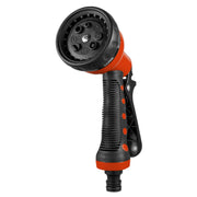 Hose Gun Water Sprayer 8-Pattern Adjustable, Cost Wise Orange - Home & Garden > Lawn & Garden > Watering & Irrigation > Garden Hose Spray Nozzles Garden watering