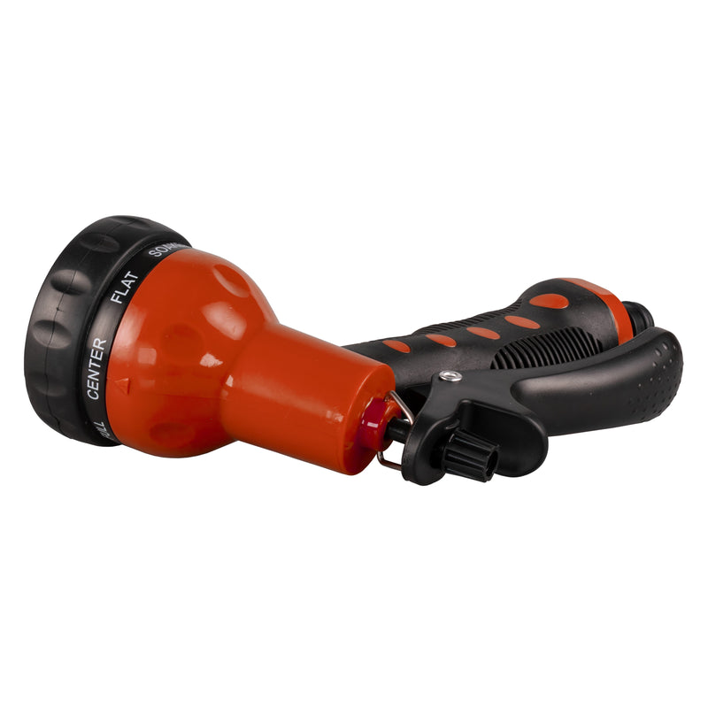 Hose Gun Water Sprayer 8-Pattern Adjustable, Cost Wise Orange - Home & Garden > Lawn & Garden > Watering & Irrigation > Garden Hose Spray Nozzles Garden watering