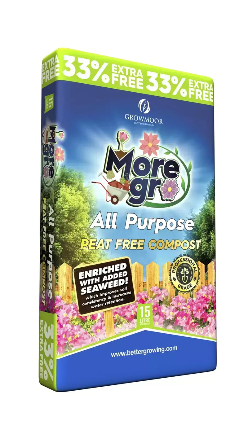 More Gro All Purpose Peat Free Compost 15L / 50L -