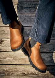 Grubs Cyclone Water-Repellent Leather Dealer Boot Non Safety - NON-SAFETY