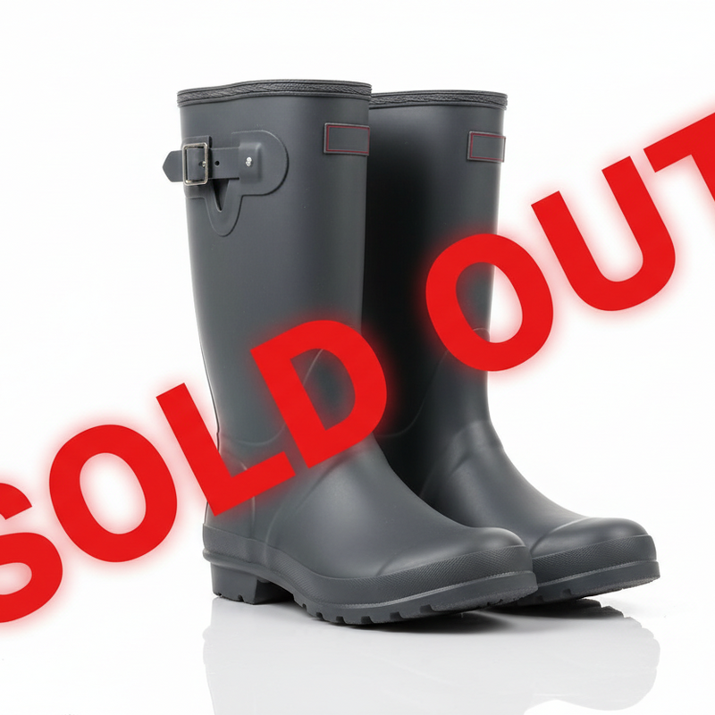 can you do me a picture of a pair of grey wellies with SOLD OUT across the picture for website 