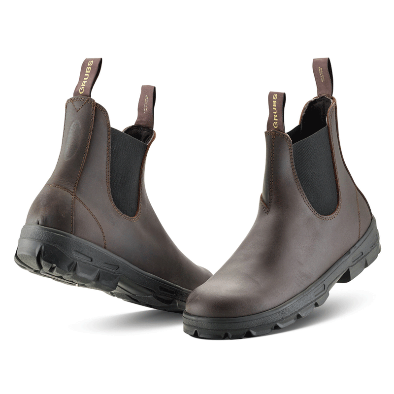 Grubs Whirlwind Water-Repellent Leather Dealer Boot Non Safety Various Colours - NON-SAFETY