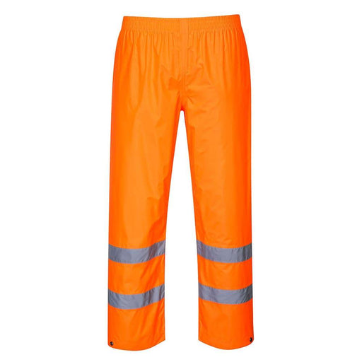Portwest H441 Hi-Vis Waterproof Rain Trousers - WATERPROOF TROUSERS