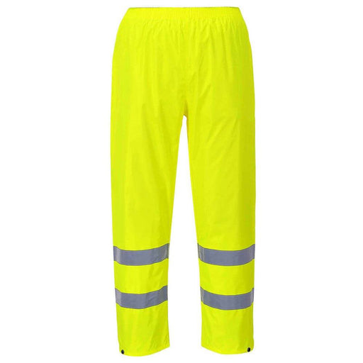 Portwest H441 Hi-Vis Waterproof Rain Trousers - WATERPROOF TROUSERS