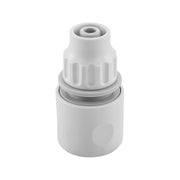 10mm Female Hose Connector, White/Grey - Home & Garden > Lawn & Garden > Watering & Irrigation > Garden Hose Fittings & Valves > Garden Hose Fittings Garden watering