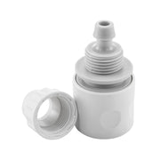 10mm Female Hose Connector, White/Grey - Home & Garden > Lawn & Garden > Watering & Irrigation > Garden Hose Fittings & Valves > Garden Hose Fittings Garden watering
