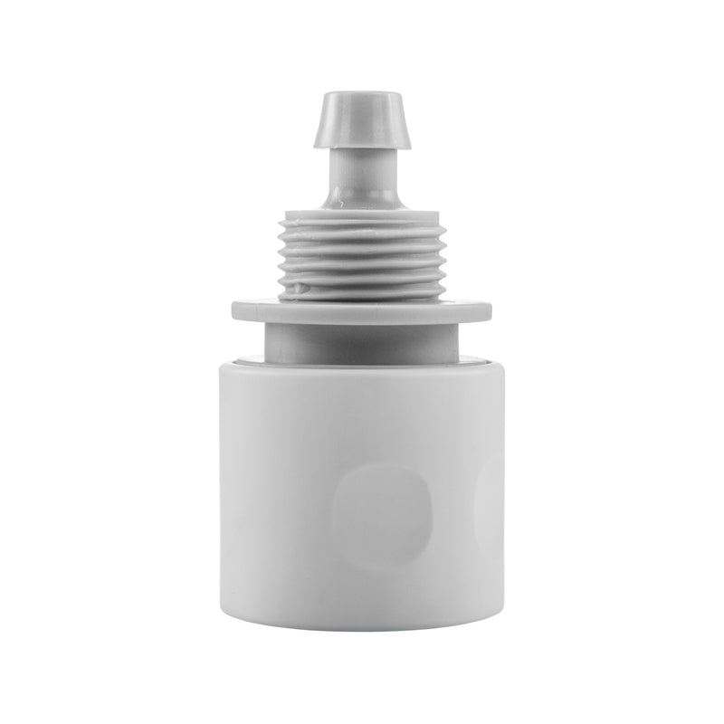 10mm Female Hose Connector, White/Grey - Home & Garden > Lawn & Garden > Watering & Irrigation > Garden Hose Fittings & Valves > Garden Hose Fittings Garden watering