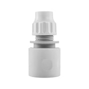 10mm Female Hose Connector, White/Grey - Home & Garden > Lawn & Garden > Watering & Irrigation > Garden Hose Fittings & Valves > Garden Hose Fittings Garden watering