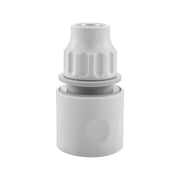 10mm Female Hose Connector, White/Grey - Home & Garden > Lawn & Garden > Watering & Irrigation > Garden Hose Fittings & Valves > Garden Hose Fittings Garden watering