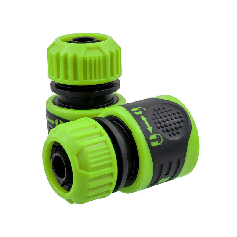 Premium Garden Hose Green with Green Lock Connectors - Garden watering