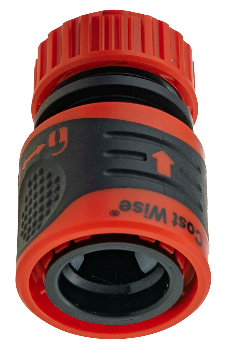 Cost Wise Click and Lock Hose Connector 1/2" Orange - Home & Garden > Lawn & Garden > Watering & Irrigation > Garden Hose Fittings & Valves Garden watering