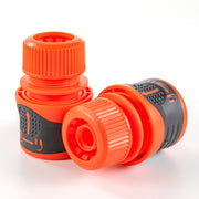 Premium Garden Hose Green with Orange Lock Connectors - Garden watering