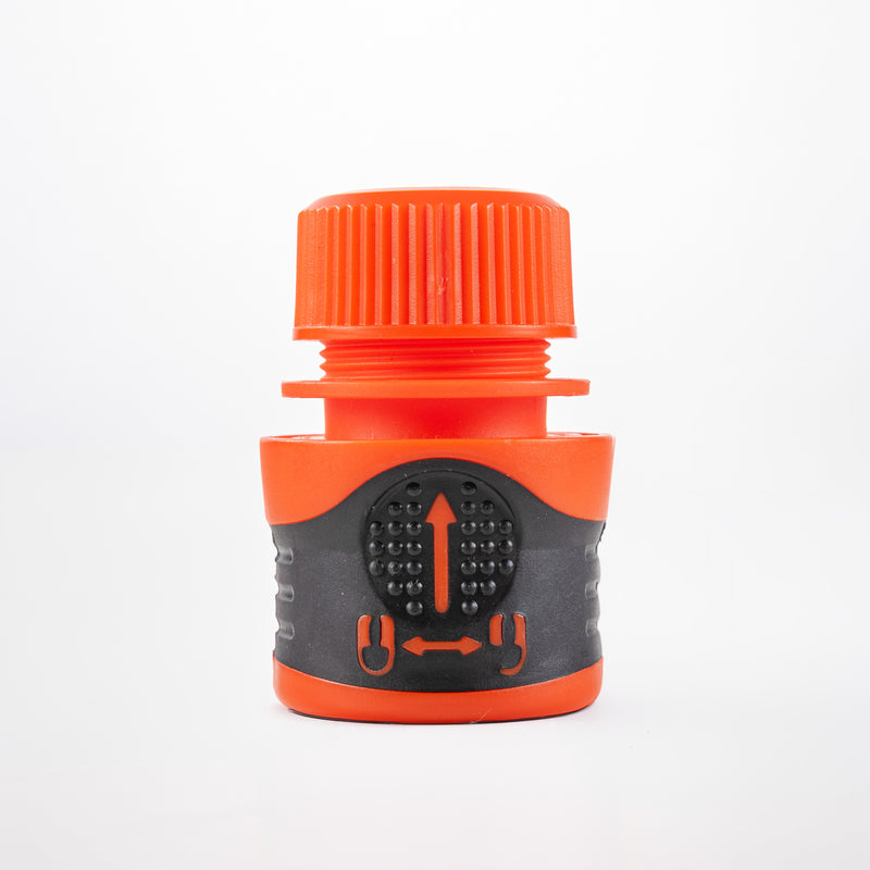 Premium Garden Hose Yellow with Orange Lock Connectors - Garden watering