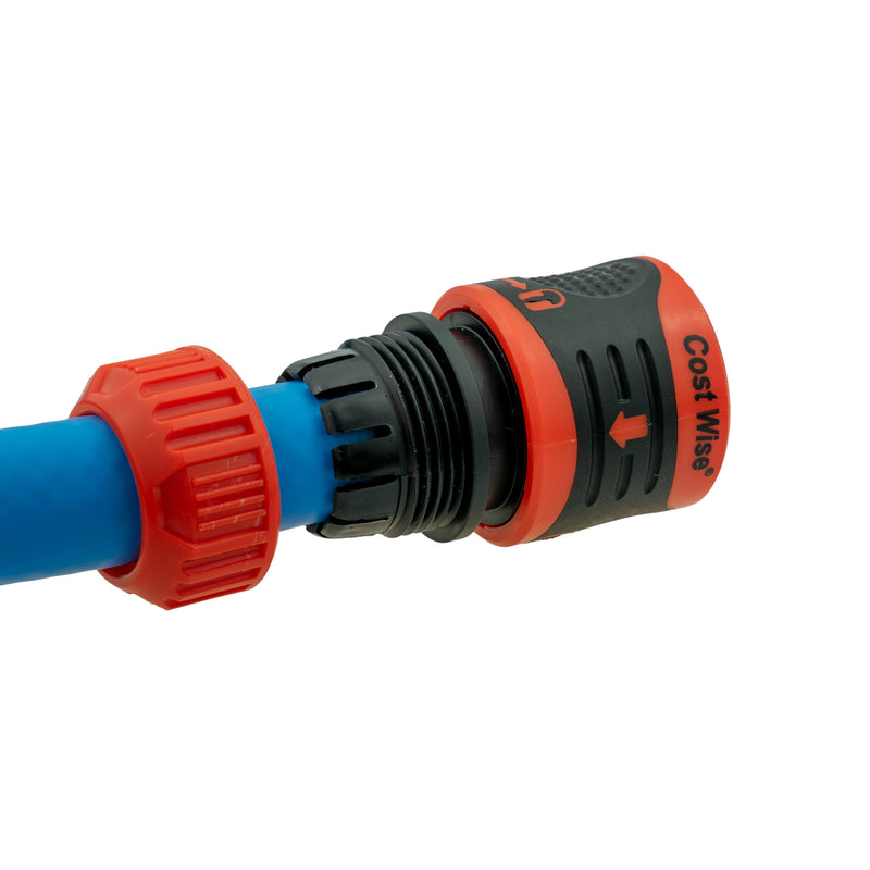 Cost Wise Click and Lock Hose Connector 1/2" Orange - Home & Garden > Lawn & Garden > Watering & Irrigation > Garden Hose Fittings & Valves Garden watering