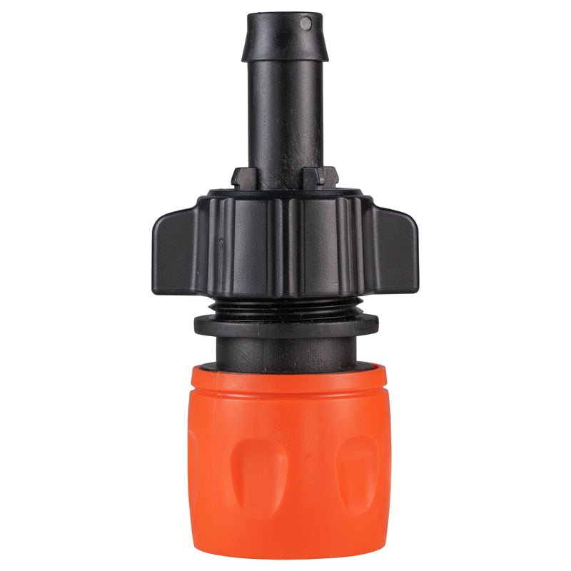 Female Hose Connector with Male 13mm Barb - Home & Garden > Lawn & Garden > Watering & Irrigation Garden watering