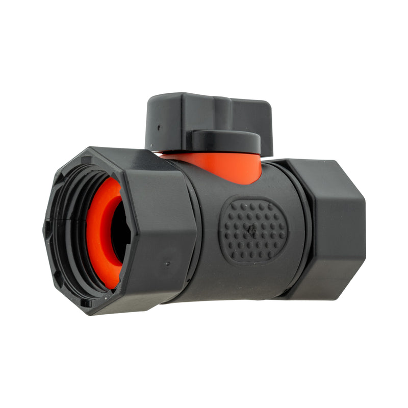 20mm MDPE Straight with In-Line BSPF Valve and 16mm Barbed Straight - Home & Garden > Lawn & Garden Garden watering