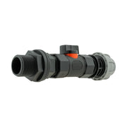Water Butt Connector 3/4" BSP with In-Line BSPF Valve and 20mm MDPE Straight - Home & Garden > Lawn & Garden > Watering & Irrigation Garden watering