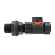 Water Butt Connector 3/4" BSP with In-Line BSPF Threaded Valve - Home & Garden > Lawn & Garden > Watering & Irrigation Garden watering