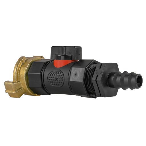 16mm Barbed Straight with In-Line BSPF Valve and Geka Type Connector - Home & Garden > Lawn & Garden Garden watering