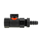 16mm Barbed Straight with In-Line BSPF Threaded Valve - Home & Garden > Lawn & Garden Garden watering