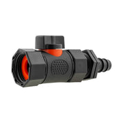 16mm Barbed Straight with In-Line BSPF Threaded Valve - Home & Garden > Lawn & Garden Garden watering