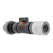 Hose Connector WL with In-Line BSPF Valve and 20mm MDPE Straight - Home & Garden > Lawn & Garden > Watering & Irrigation > Garden Hose Fittings & Valves > Garden Hose Fittings Garden watering