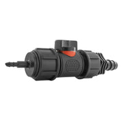 4mm Barb Micro Connector with In-Line BSPM Valve and 16mm Barbed Straight - Home & Garden > Lawn & Garden > Watering & Irrigation > Garden Hose Fittings & Valves > Garden Hose Fittings Garden watering