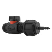 4mm Barb Micro Connector with In-Line BSPM Threaded Valve - Home & Garden > Lawn & Garden > Watering & Irrigation > Garden Hose Fittings & Valves > Garden Hose Fittings Garden watering