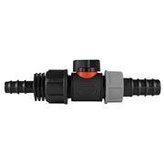 16mm Barbed Straight with In-Line BSPM Valve and 20mm Barbed Straight - Home & Garden > Lawn & Garden Garden watering