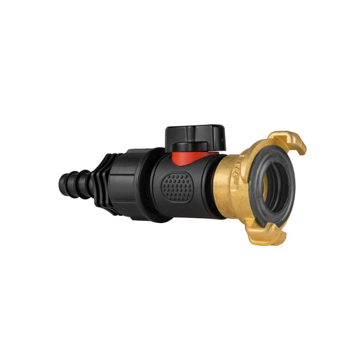 16mm Barbed Straight with In-Line BSPM Valve and Geka Type Connector - Home & Garden > Lawn & Garden Garden watering