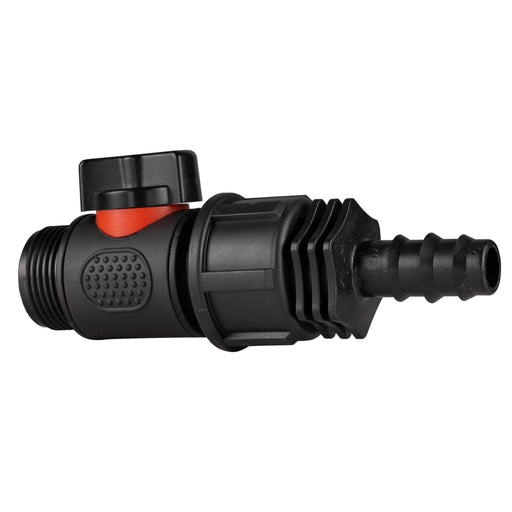 16mm Barbed Straight with In-Line BSPM Threaded Valve - Home & Garden > Lawn & Garden Garden watering